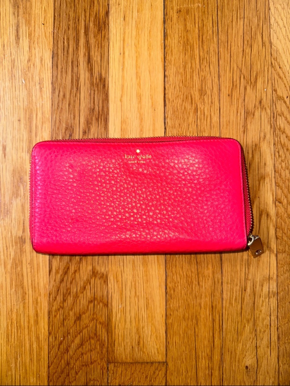 kate spade Leather Zip Wallet